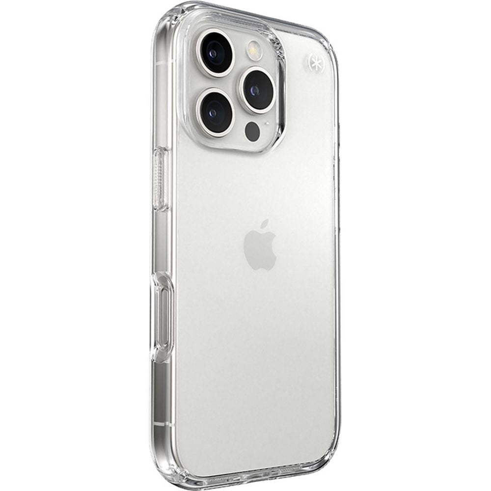 Handyhülle für iPhone 16 Pro, Speck Presidio Perfect-Clear, Transparent