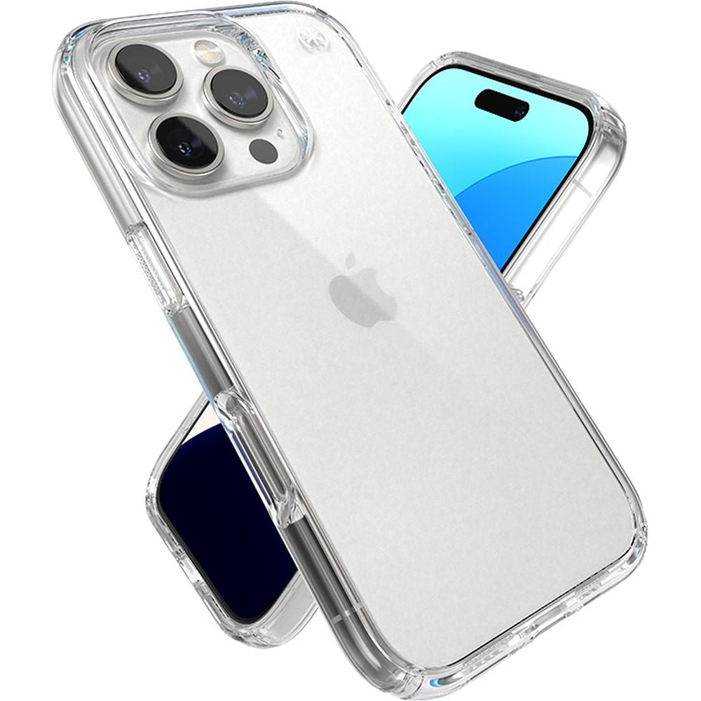 Handyhülle für iPhone 16 Pro, Speck Presidio Perfect-Clear, Transparent