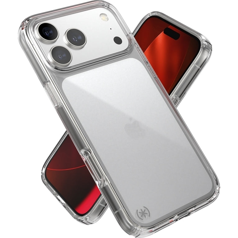 Handyhülle für iPhone 17 Pro Max, Speck Presidio Perfect-Clear, Transparent