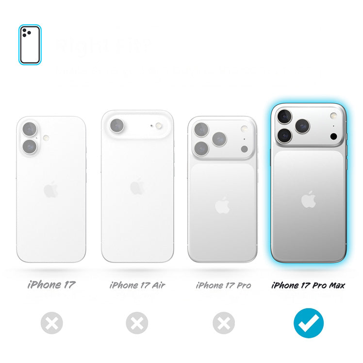 Handyhülle für iPhone 17 Pro Max, Speck Presidio Perfect-Clear mit MagSafe, Transparent und Silbern