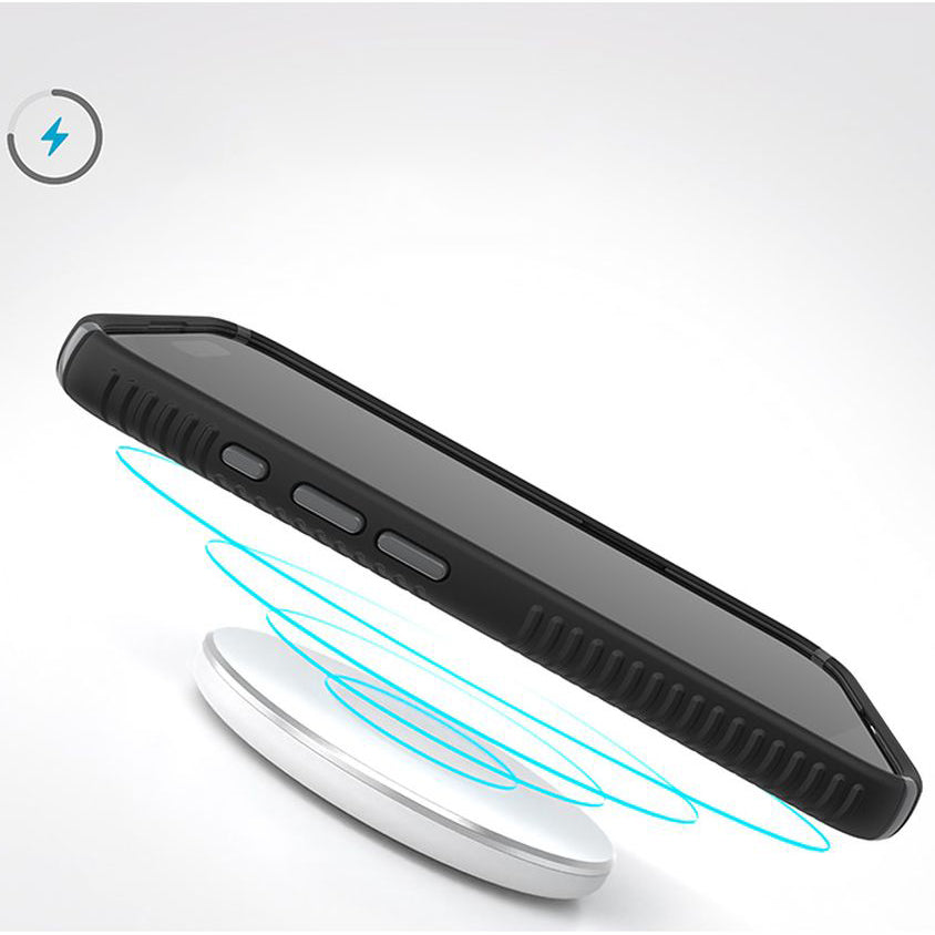 Handyhülle für iPhone 16, Speck Presidio2 Grip, Schwarz