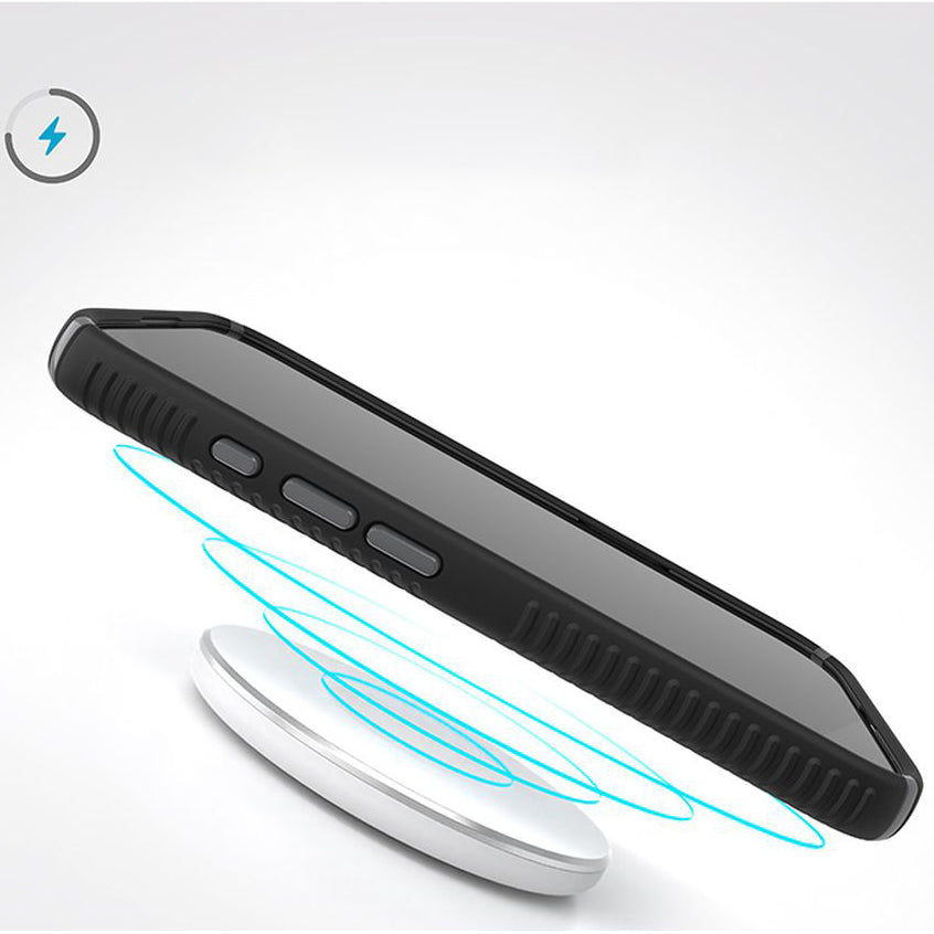 Handyhülle für iPhone 16 Pro, Speck Presidio2 Grip, Schwarz