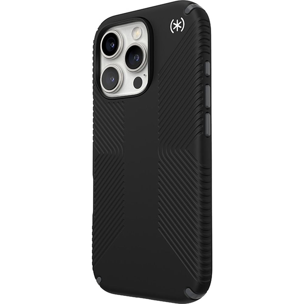 Handyhülle für iPhone 16 Pro, Speck Presidio2 Grip, Schwarz