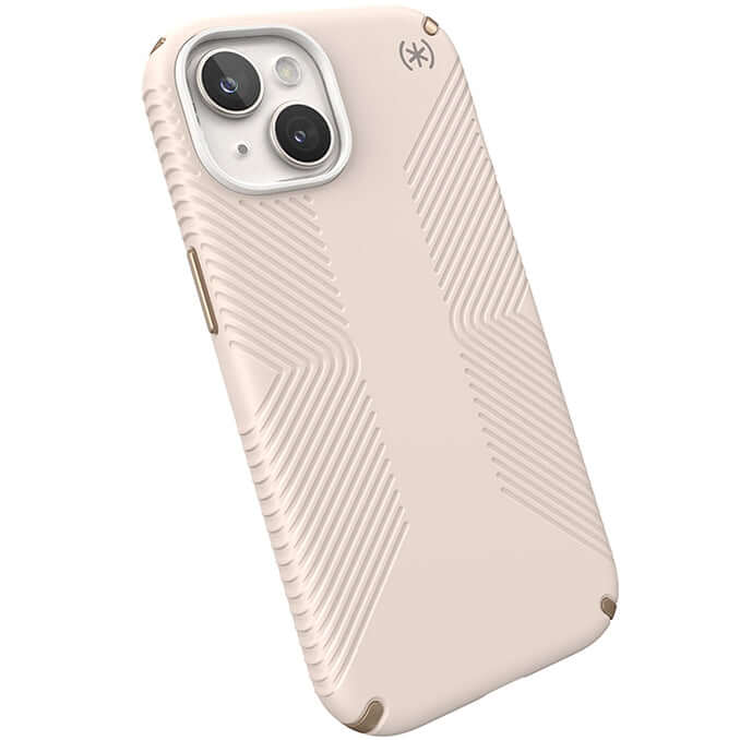 Handyhülle für iPhone 17e / 16e / 14 / 13, Speck Presidio2 Grip, Beige