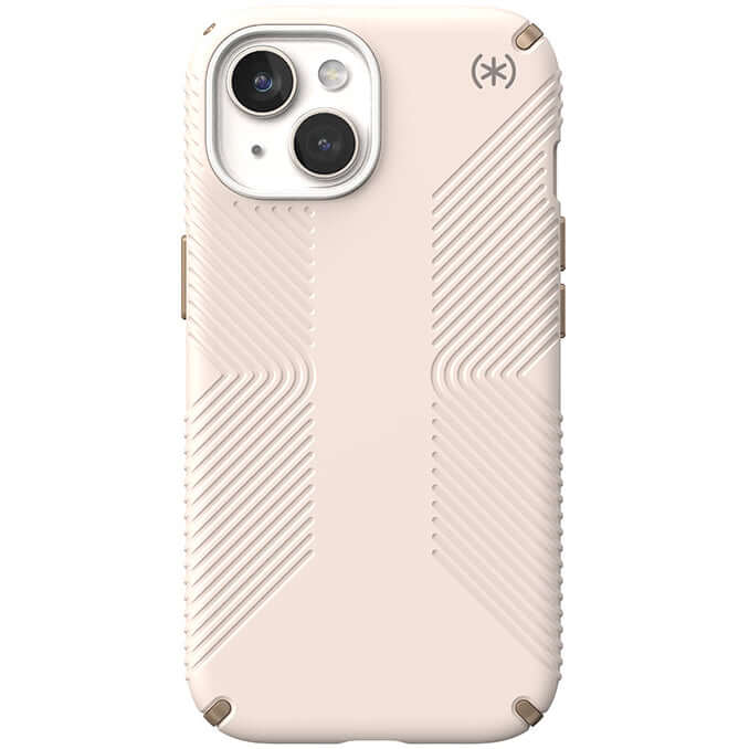 Handyhülle für iPhone 17e / 16e / 14 / 13, Speck Presidio2 Grip, Beige