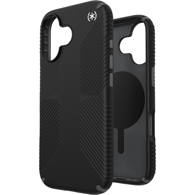 Handyhülle für iPhone 17, Speck Presidio2 Grip, Schwarz