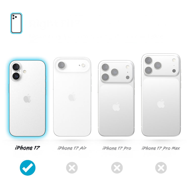 Handyhülle für iPhone 17, Speck Presidio2 Grip, Schwarz