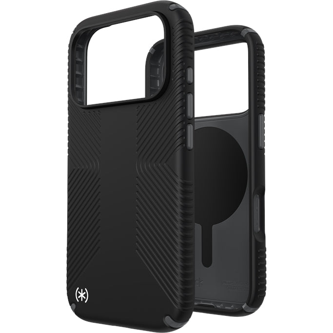 Handyhülle für iPhone 17 Pro, Speck Presidio2 Grip, Schwarz