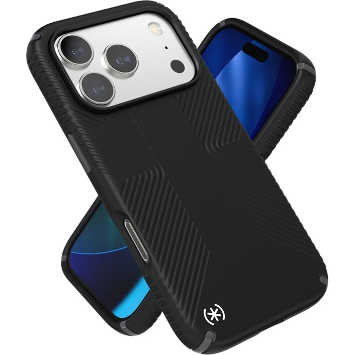 Handyhülle für iPhone 17 Pro, Speck Presidio2 Grip, Schwarz