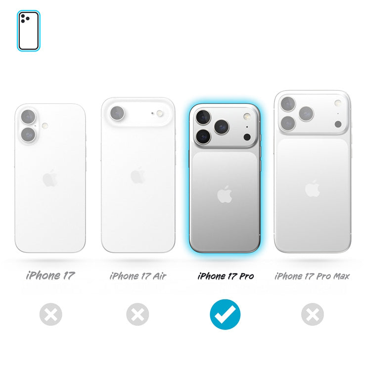 Handyhülle für iPhone 17 Pro, Speck Presidio2 Grip, Schwarz