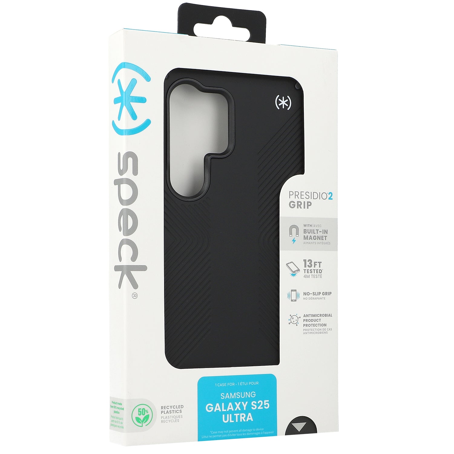 Handyhülle für Galaxy S25 Ultra, Speck Presidio2 Grip Magnet, Schwarz