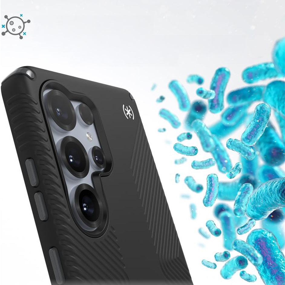 Handyhülle für Galaxy S25 Ultra, Speck Presidio2 Grip Magnet, Schwarz