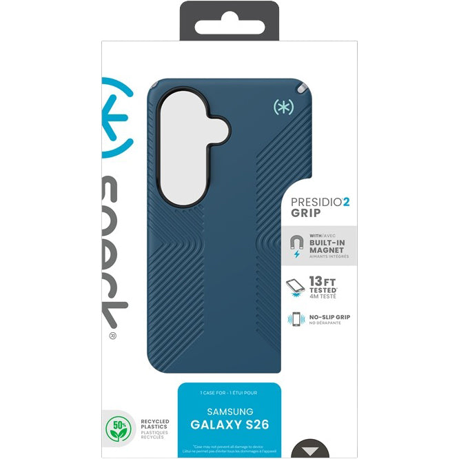 Handyhülle für Galaxy S26, Speck Presidio2 Grip Mag mit MagSafe, Blau