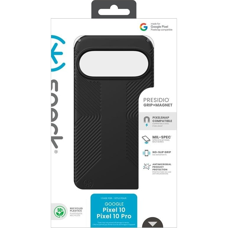 Handyhülle für Google Pixel 10 / 10 Pro, Speck Presidio2 Grip Magnet, Schwarz