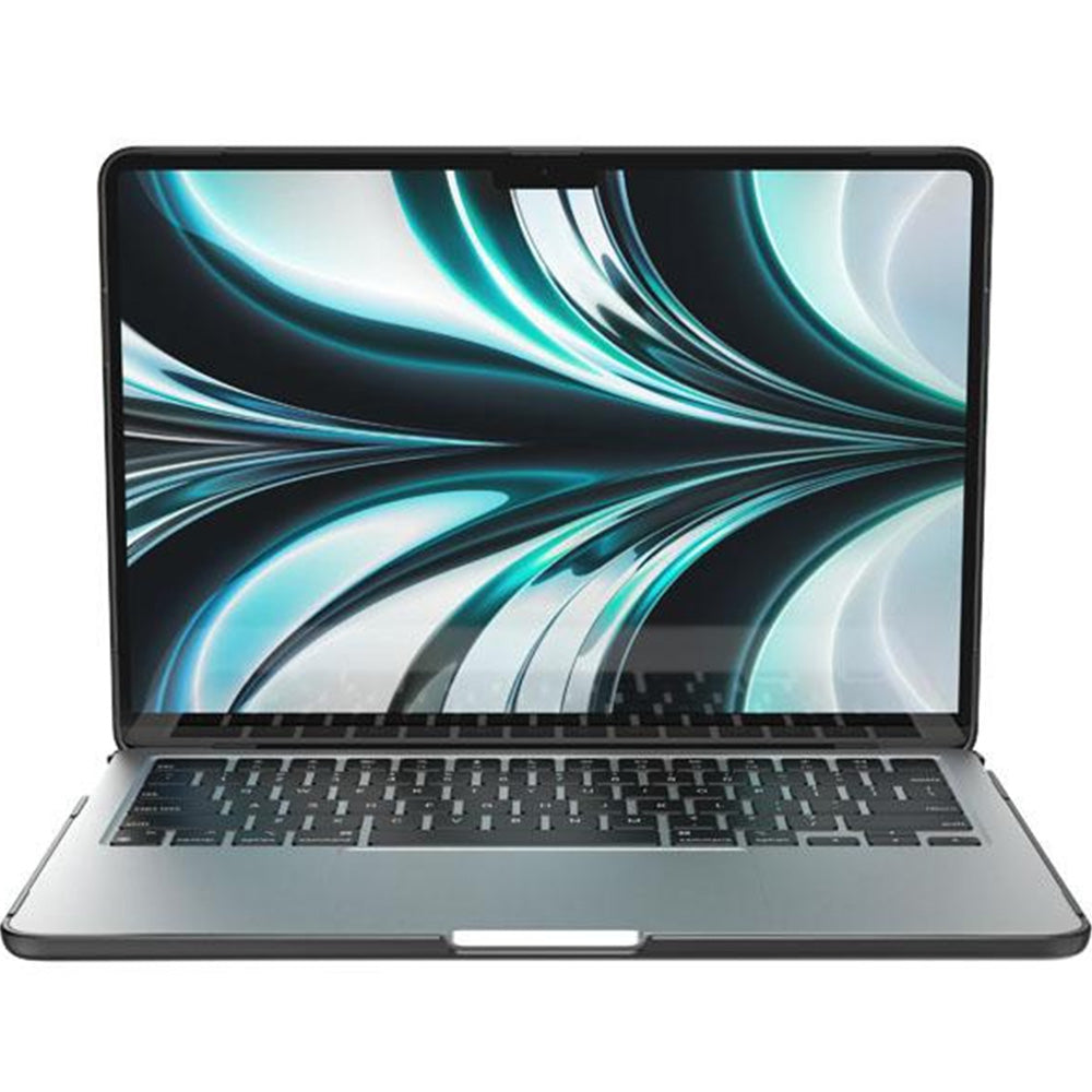 Schutzhülle für MacBook Air 13.6" M5 / M4 / M3 / M2, Speck SmartShell, Rauchfarben-Schwarz