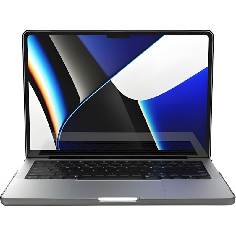 Schutzhülle für MacBook Pro 16" 2021-2026, Speck SmartShell, Durchscheinend-Schwarz