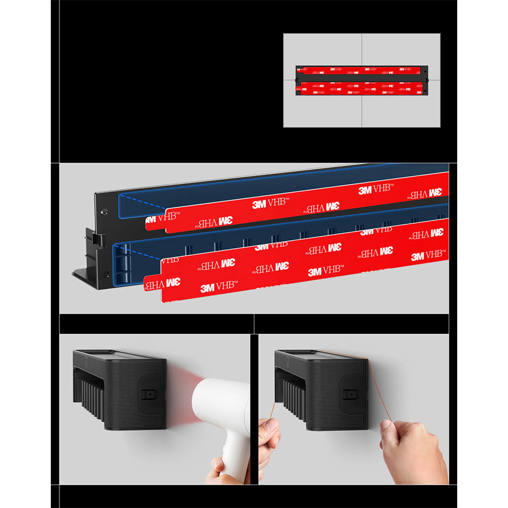 Wandorganizer für Uhrenarmbänder und Smartwatch-Armbänder, Spigen Band Organizer S341, Schwarz