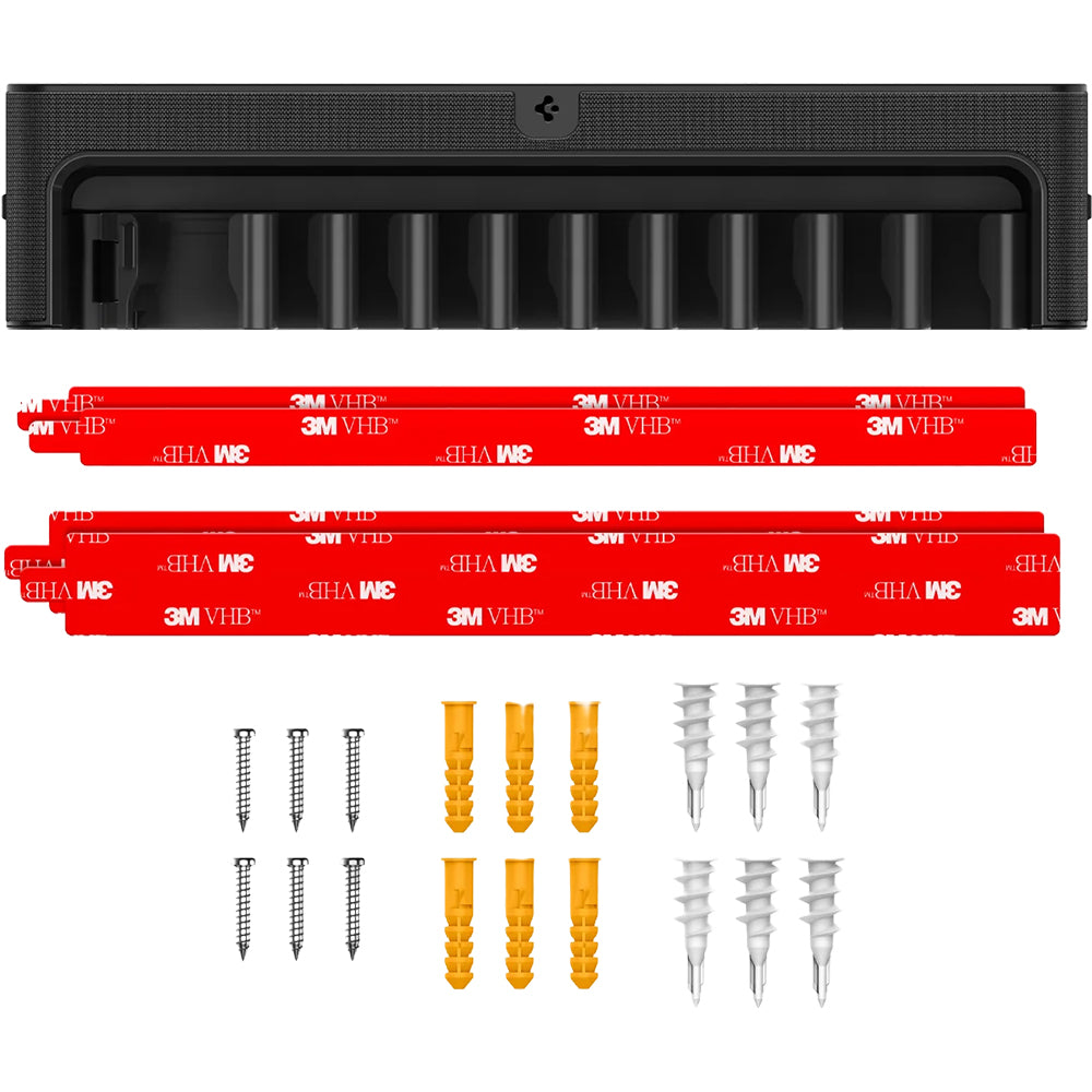 Wandorganizer für Uhrenarmbänder und Smartwatch-Armbänder, Spigen Band Organizer S341, Schwarz