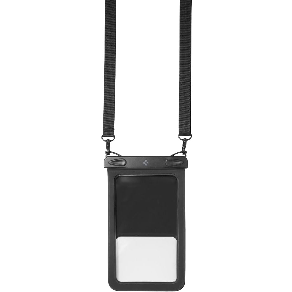 Wasserdichte Hülle Spigen A603 Universal Waterproof Case IPX8 mit separatem Fach für Gegenstände, Schwarz-Matt