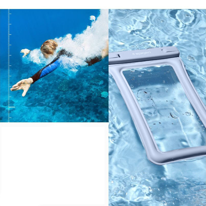 Wasserdichte Schutzhülle Spigen A610 Waterproof Float 2-Pack, Blau