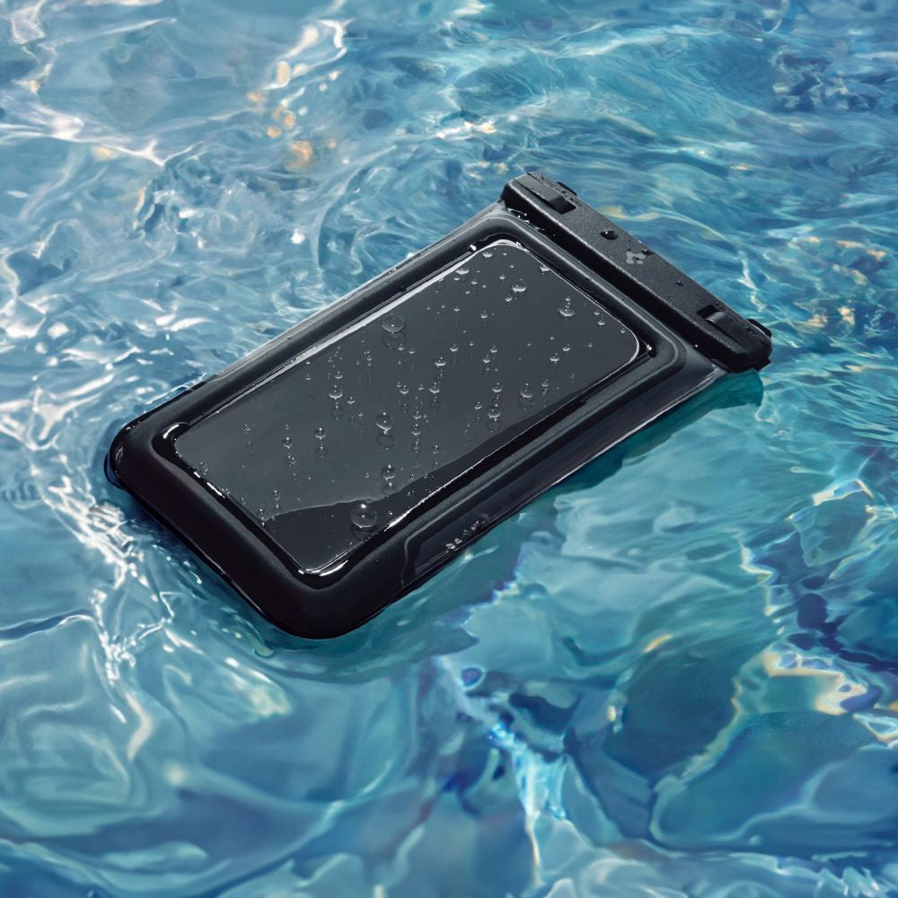 Wasserdichte Handyhülle Spigen A611P Waterproof Float Case 2-Pack, Schwarz