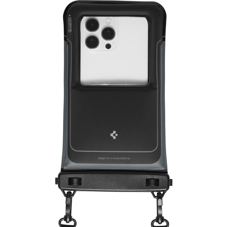 Wasserdichte Handyhülle Spigen A611P Waterproof Float Case 2-Pack, Schwarz