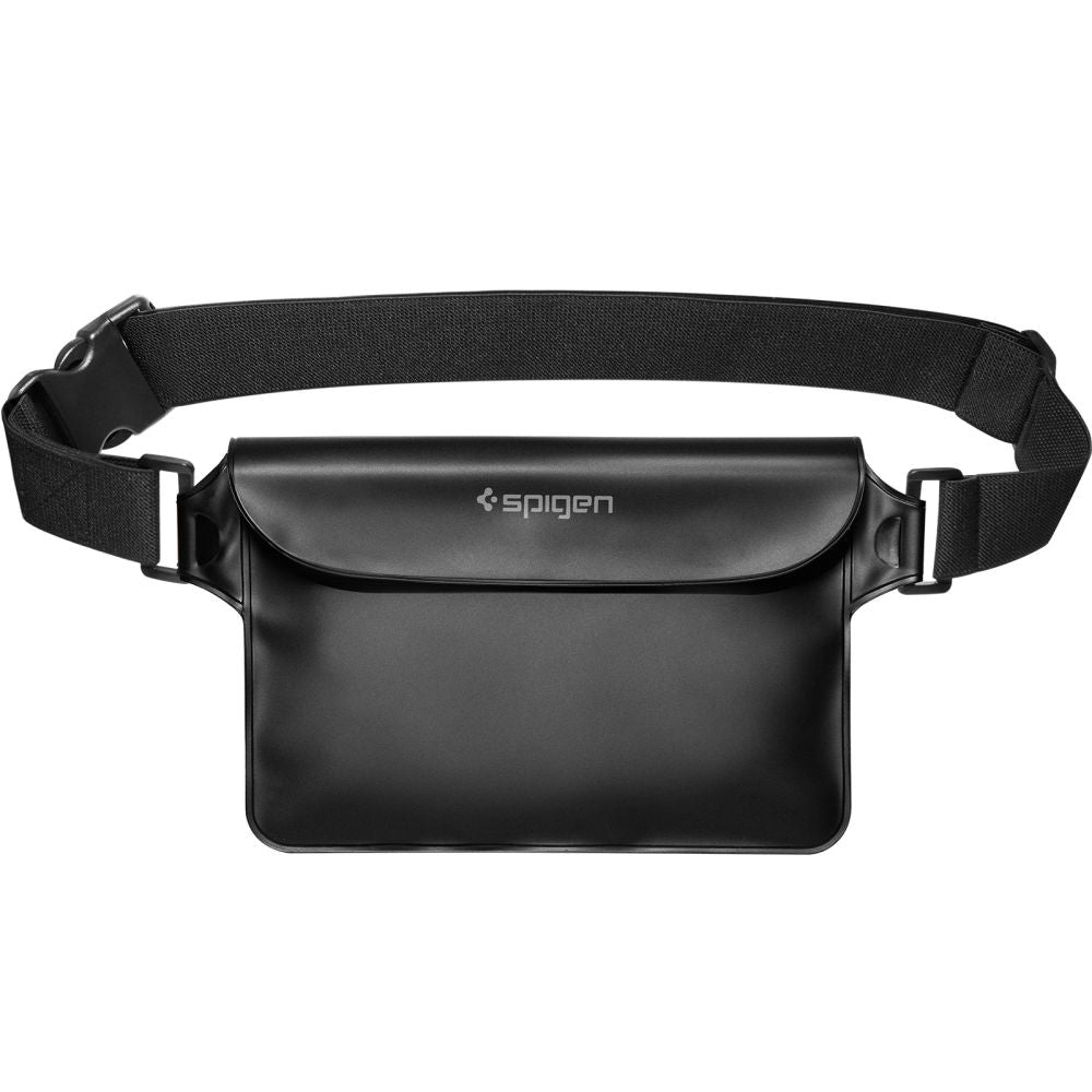 Wasserdichte Schutzhülle + Tashe Spigen A621 Waterproof Case + Bag, Schwarz