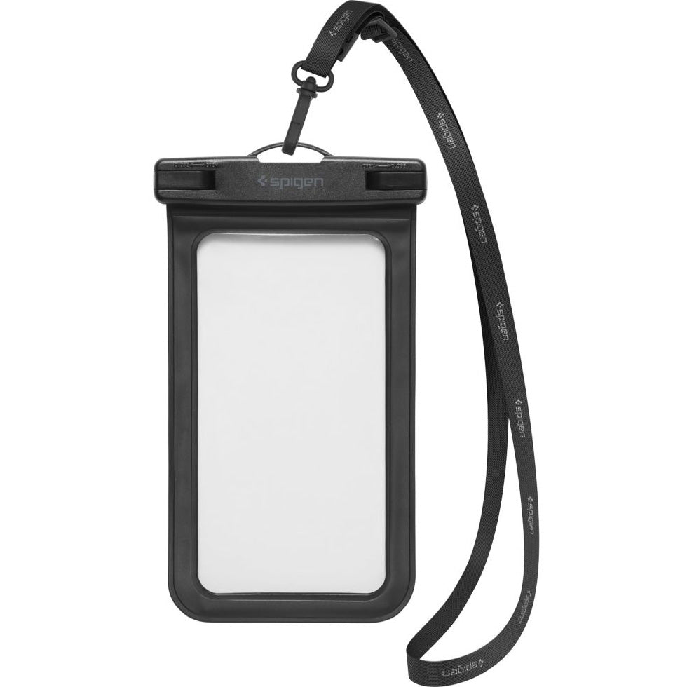 Wasserdichte Schutzhülle + Tashe Spigen A621 Waterproof Case + Bag, Schwarz