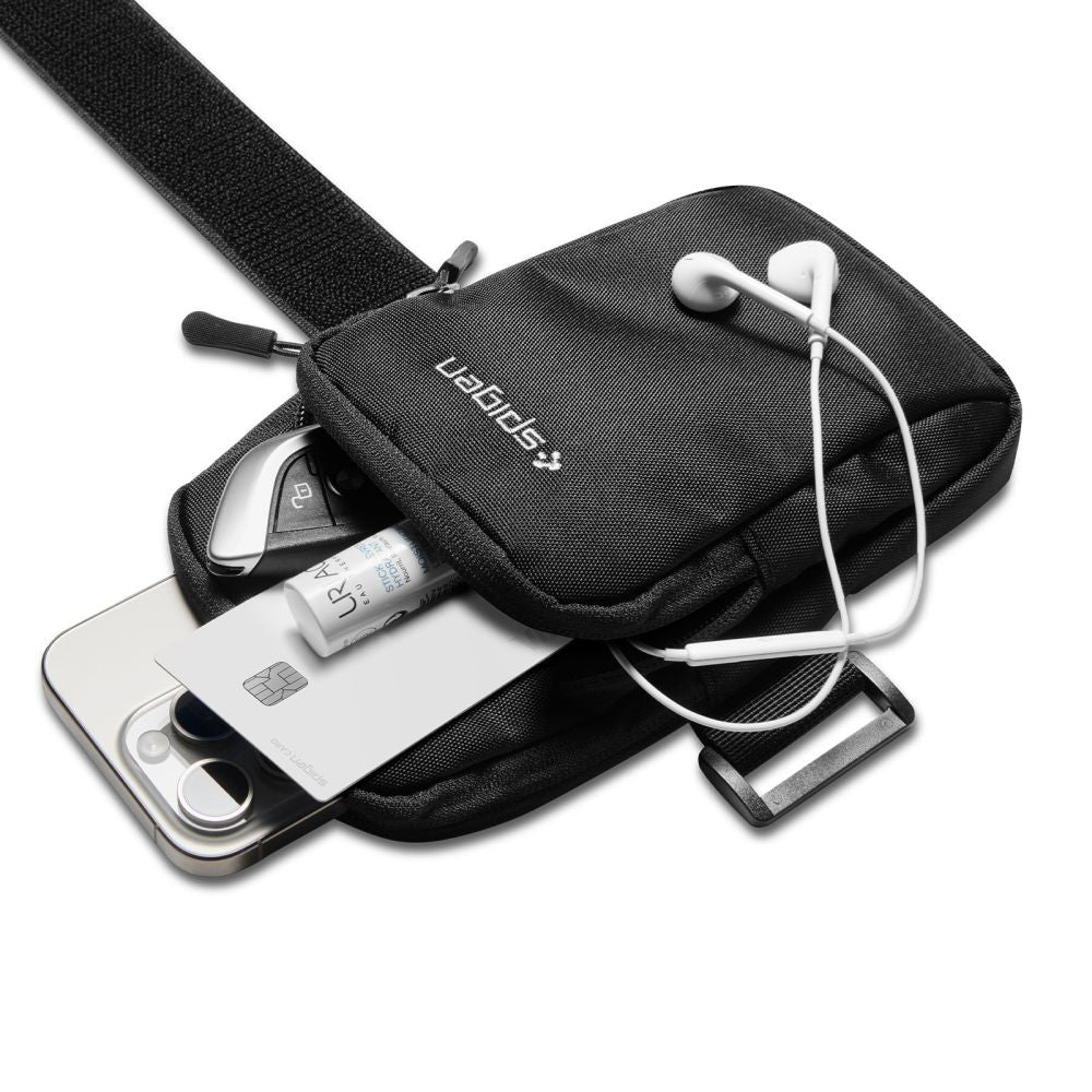 Armbinde für das Telefon, Spigen A702 Dynamic Shield Armband, Schwarz