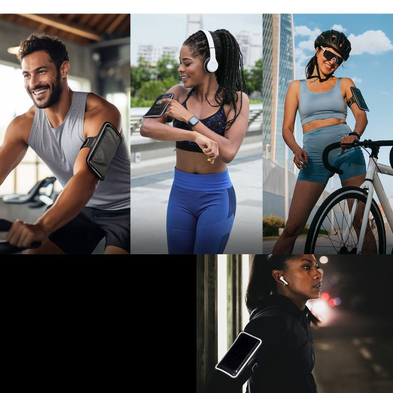 Armbinde Spigen A703 Dynamic Shield Armband für das Telefon, Schwarz