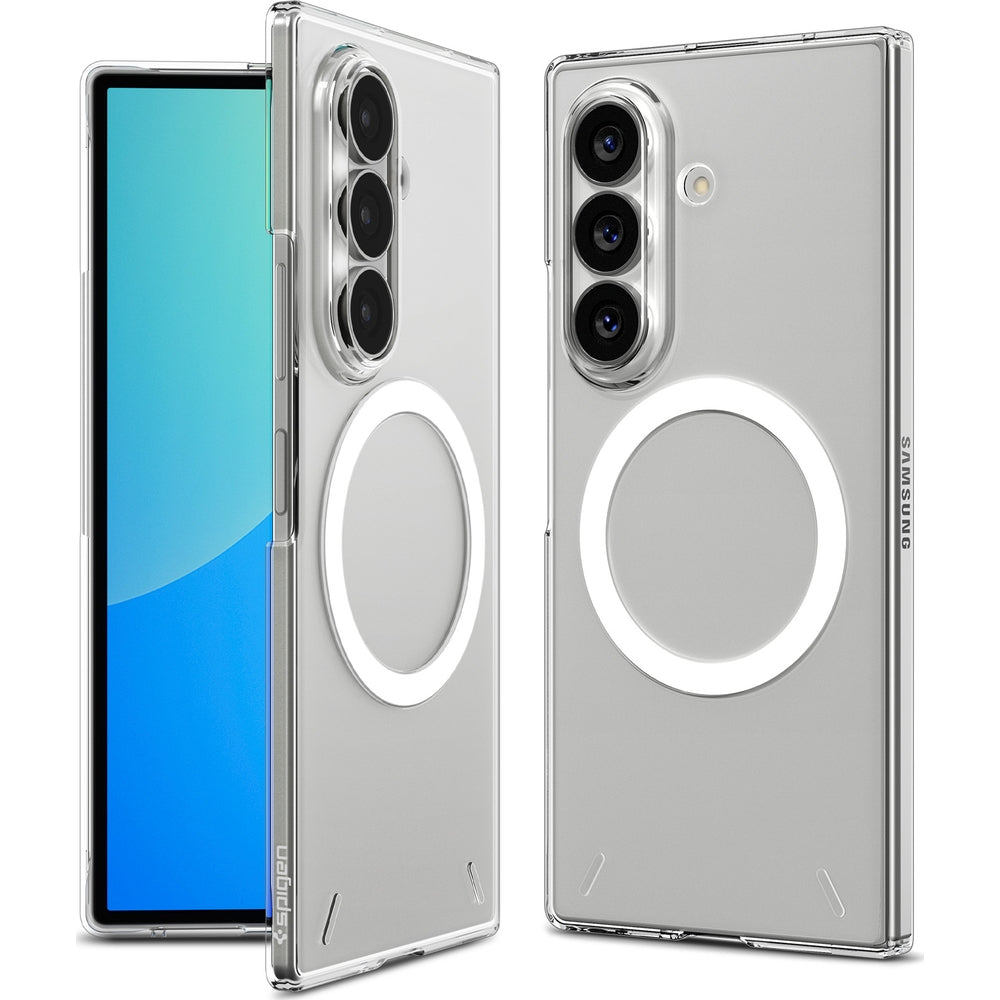 Handyhülle für Galaxy Z Fold8 Ultra, Spigen Air Skin Mag mit MagSafe, Transparent und Weiß
