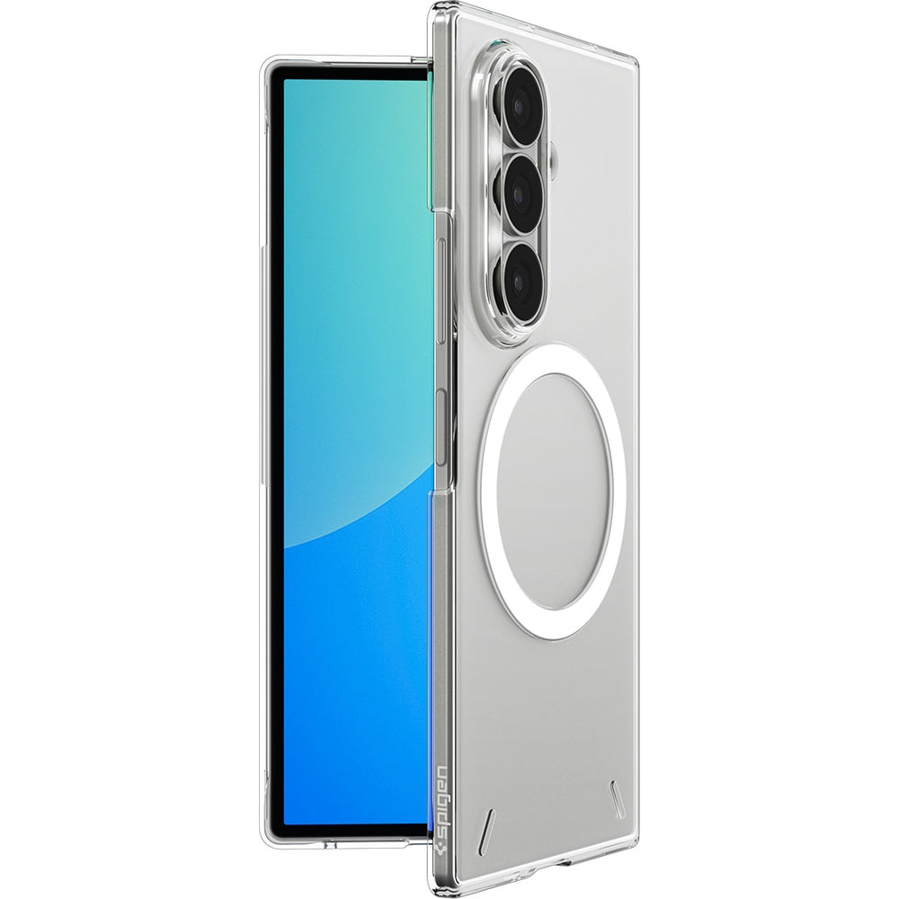 Handyhülle für Galaxy Z Fold8 Ultra, Spigen Air Skin Mag mit MagSafe, Transparent und Weiß