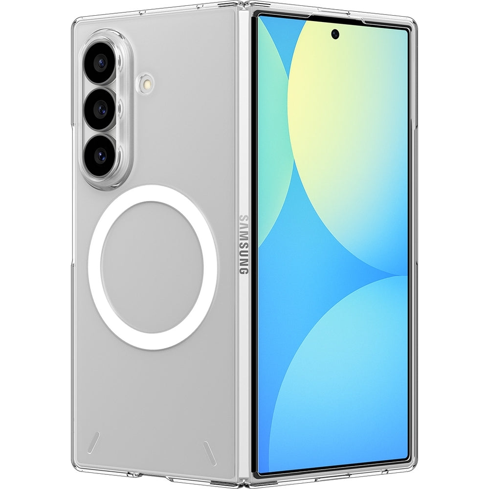 Handyhülle für Galaxy Z Fold8 Ultra, Spigen Air Skin Mag mit MagSafe, Transparent und Weiß
