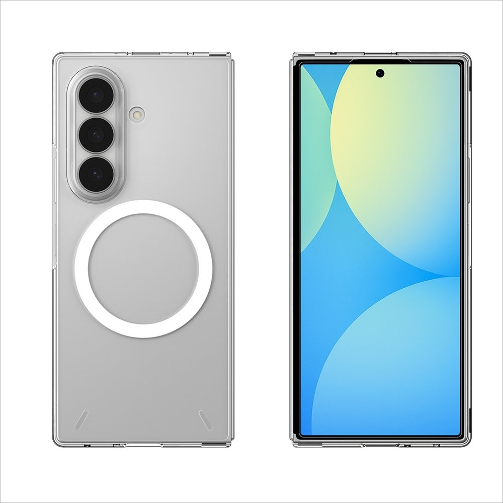 Handyhülle für Galaxy Z Fold8 Ultra, Spigen Air Skin Mag mit MagSafe, Transparent und Weiß