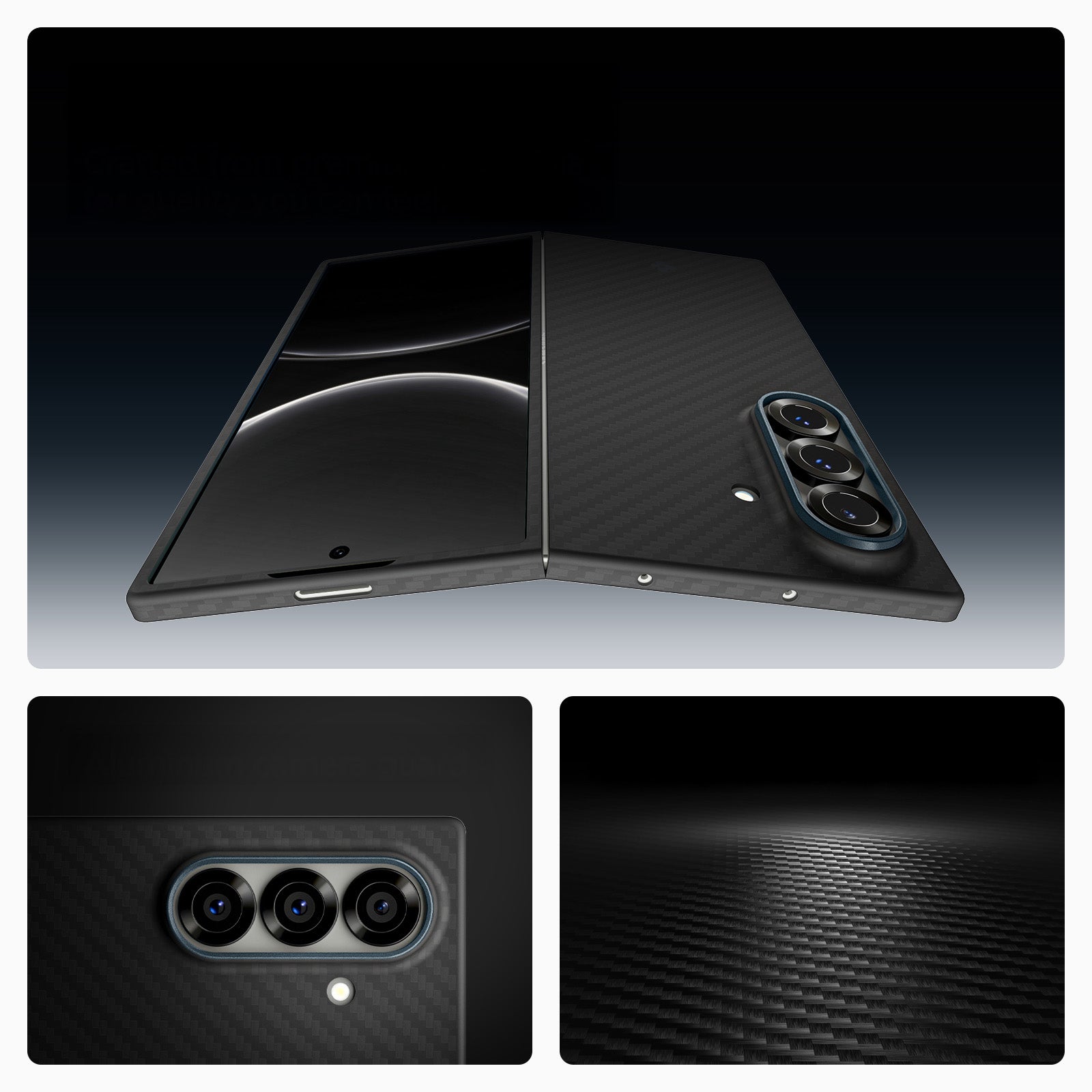 Handyhülle für Galaxy Z Fold7, Spigen Air Skin, Schwarz