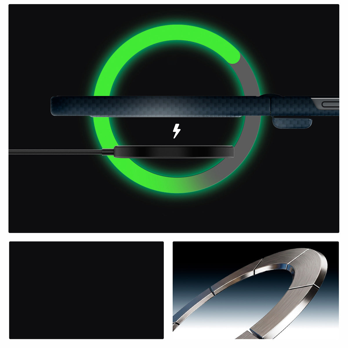 Handyhülle für Galaxy Z Flip8, Spigen Air Skin Aramid Mag mit MagSafe, Blau