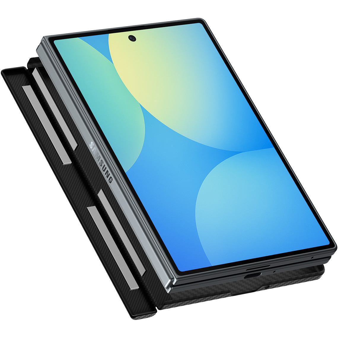 Handyhülle für Galaxy Z Fold8, Spigen Air Skin Aramid Mag mit MagSafe, Schwarz