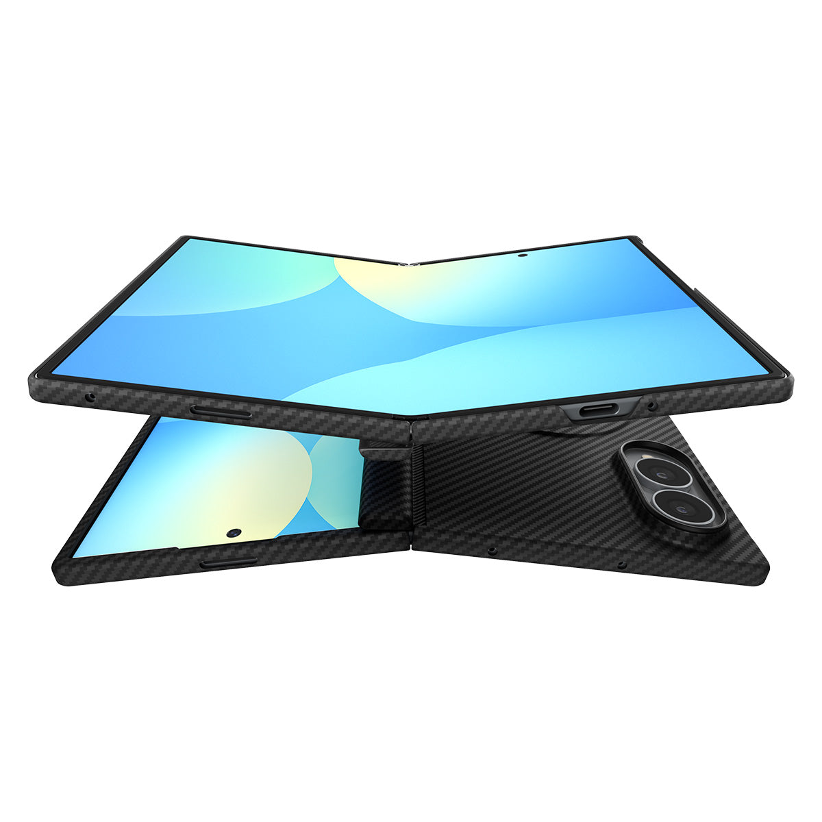 Handyhülle für Galaxy Z Fold8, Spigen Air Skin Aramid Mag mit MagSafe, Schwarz