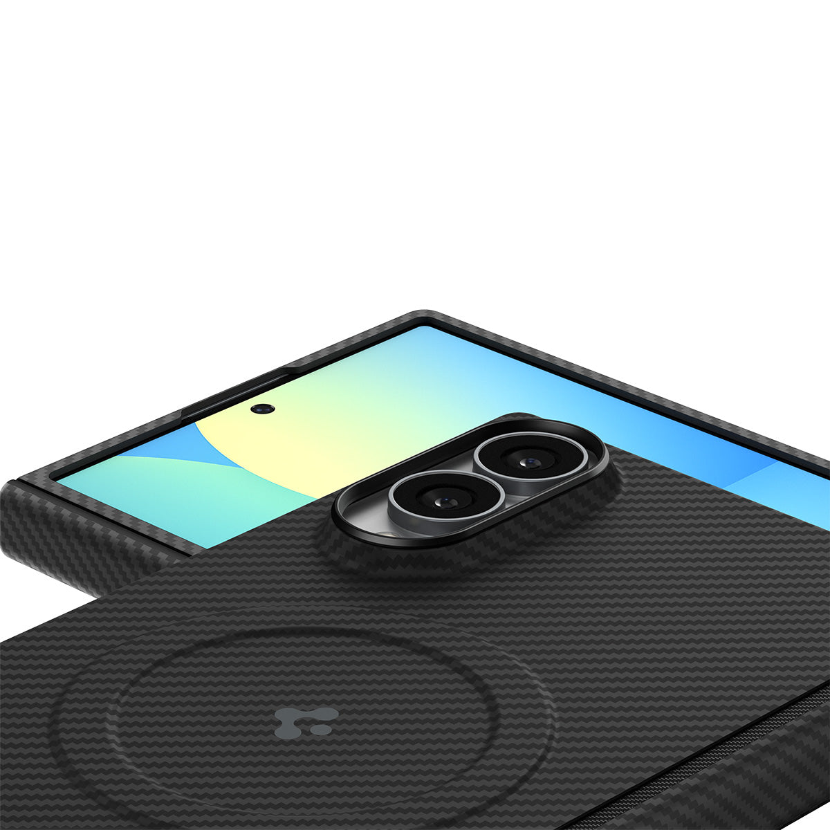 Handyhülle für Galaxy Z Fold8, Spigen Air Skin Aramid Mag mit MagSafe, Schwarz
