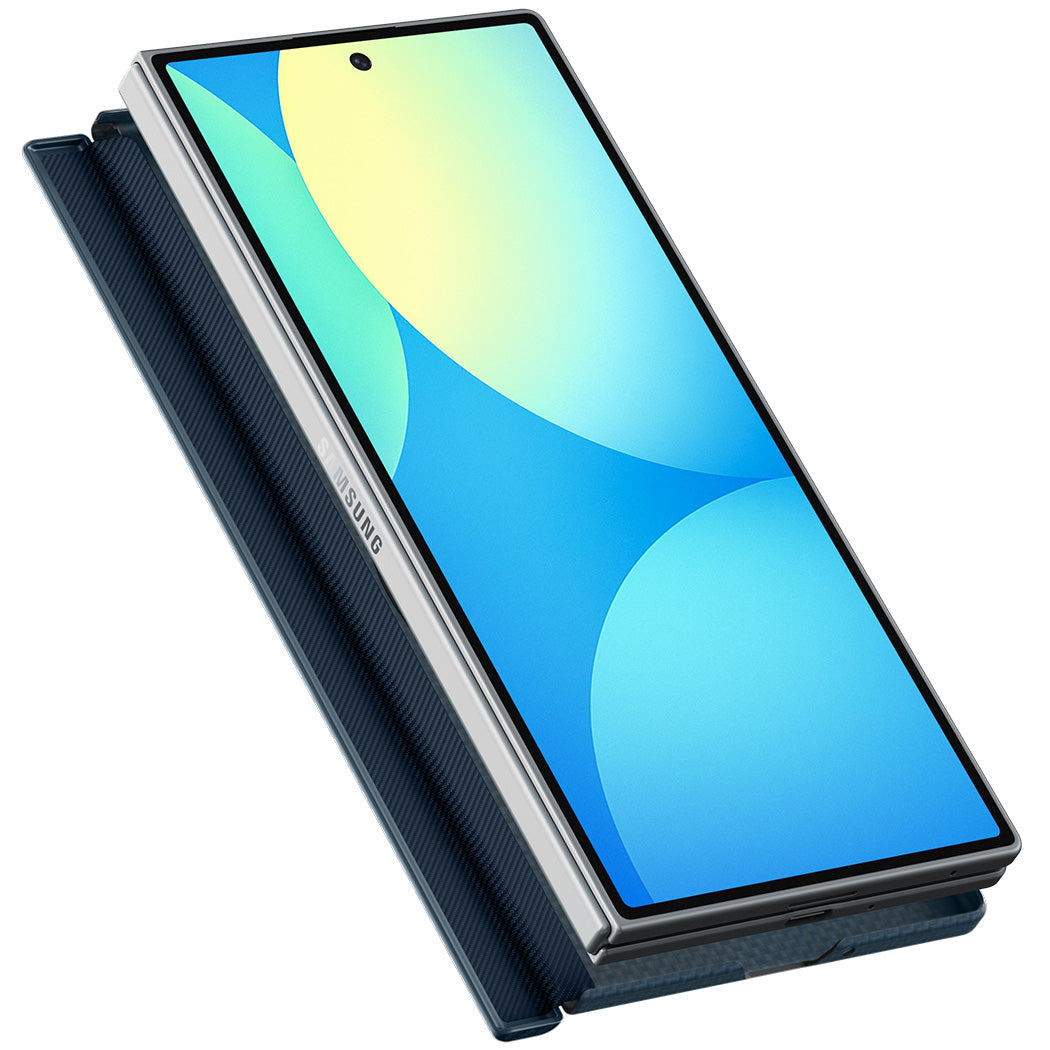 Handyhülle für Galaxy Z Fold8 Ultra, Spigen Air Skin Aramid Mag mit MagSafe, Blau