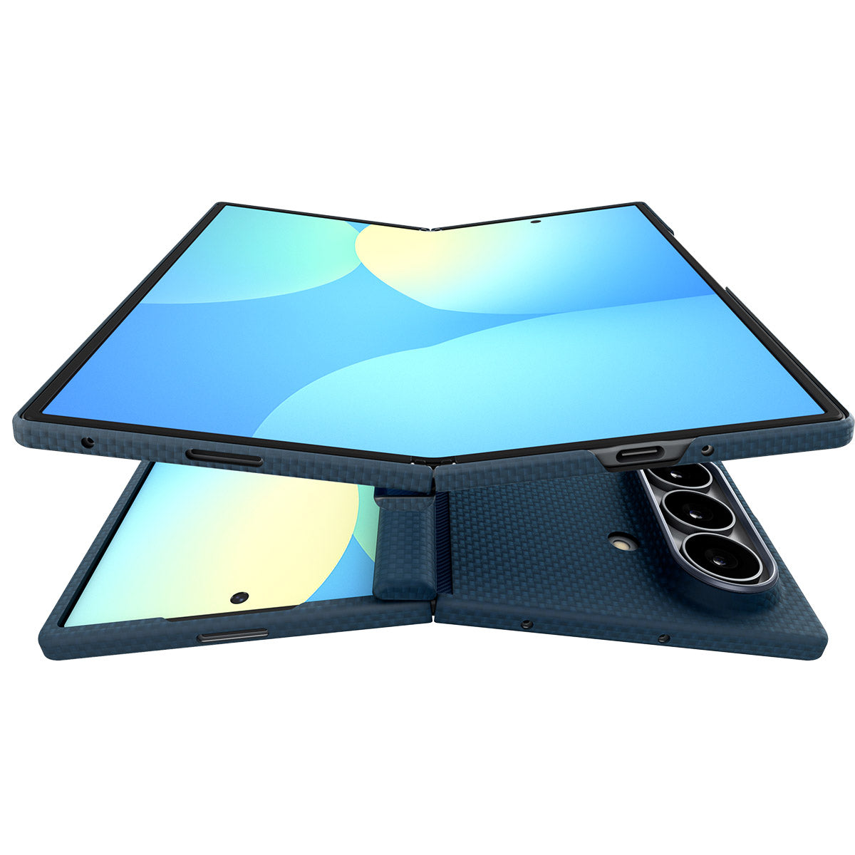 Handyhülle für Galaxy Z Fold8 Ultra, Spigen Air Skin Aramid Mag mit MagSafe, Blau