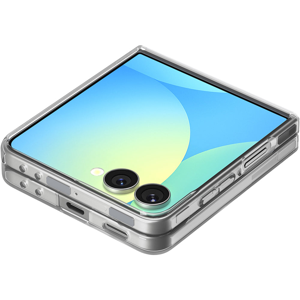 Handyhülle für Galaxy Z Flip7, Spigen Air Skin Mag für MagSafe, Transparent-Weiß