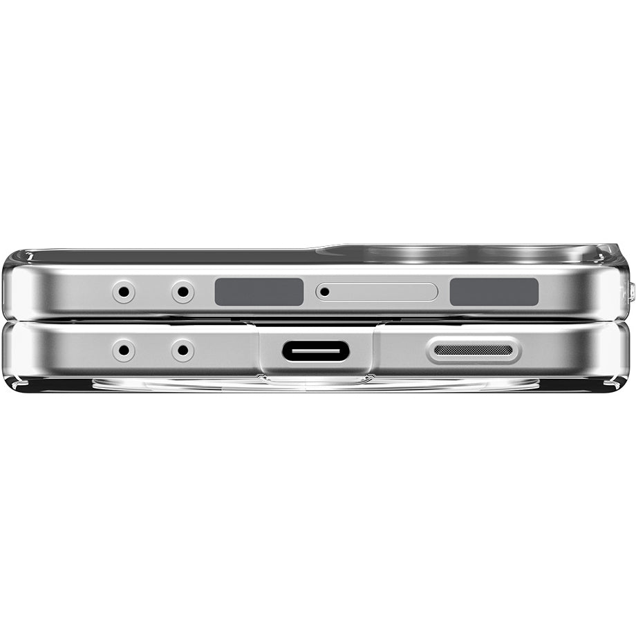 Handyhülle für Galaxy Z Flip7, Spigen Air Skin Mag für MagSafe, Transparent-Weiß