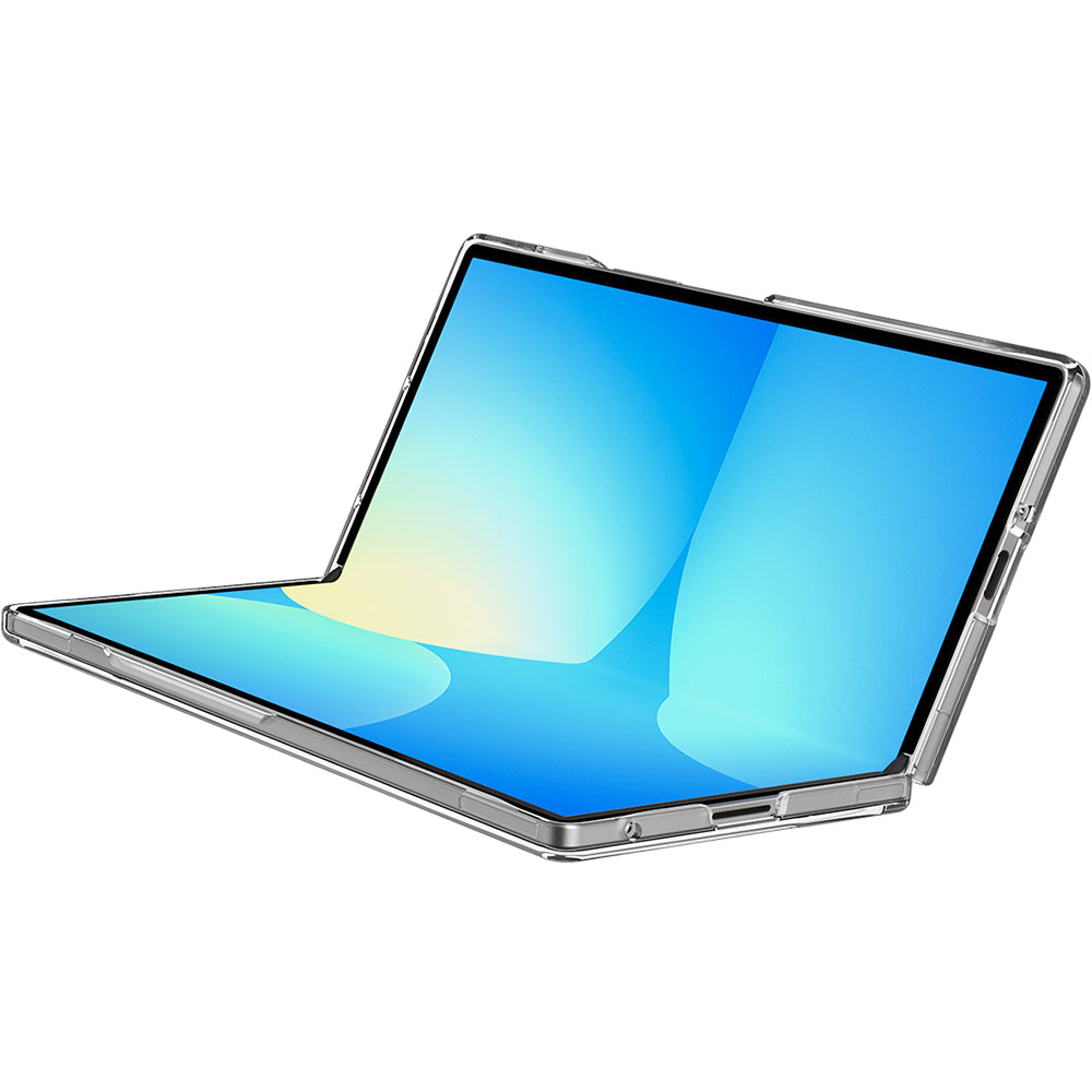 Handyhülle für Galaxy Z Fold7, Spigen Air Skin Mag für MagSafe, Transparent-Weiß