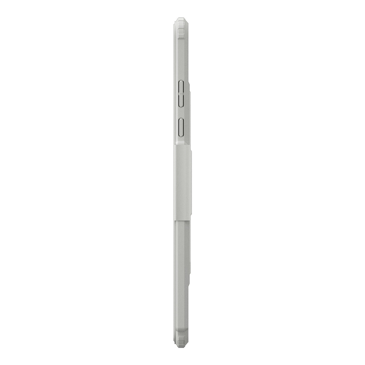 Schutzhülle mit Deckel für Galaxy Tab S11, Spigen Air Skin Pro, Grau-Transparent