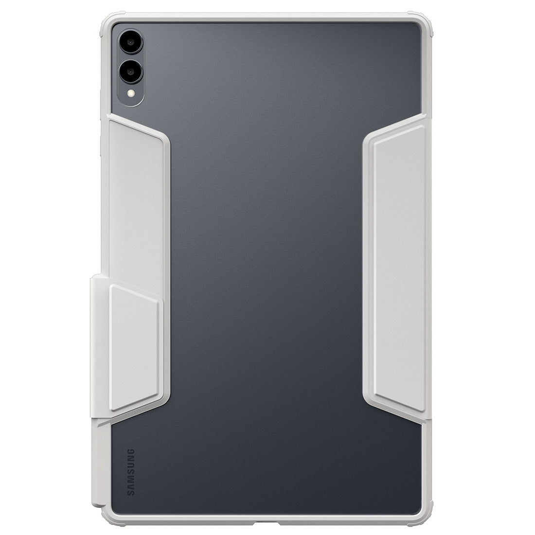 Schutzhülle mit Deckel für Galaxy Tab S11 Ultra, Spigen Air Skin Pro, Grau-Transparent