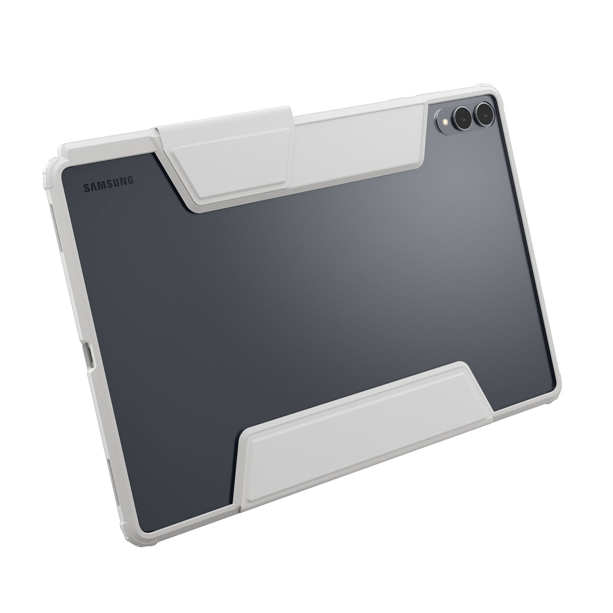 Schutzhülle mit Deckel für Galaxy Tab S11 Ultra, Spigen Air Skin Pro, Grau-Transparent