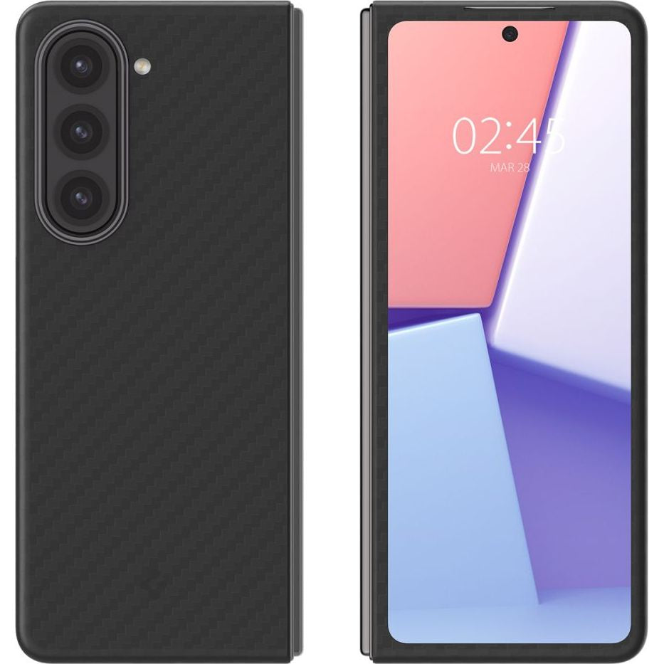 Schutzhülle Spigen Air Skin Pro für Galaxy Z Fold5, Schwarz