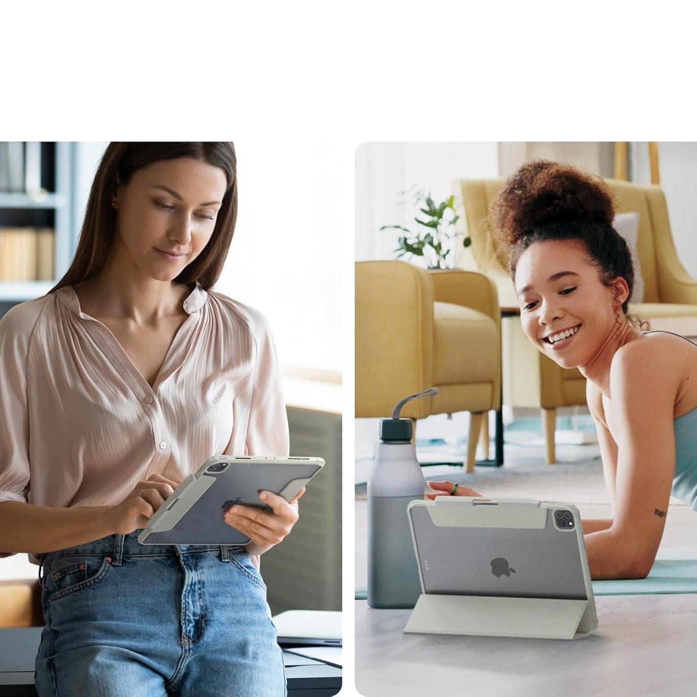 Schutzhülle für iPad Pro 11" 2022/2021/2020/2018, Spigen Air Skin Pro, Grau