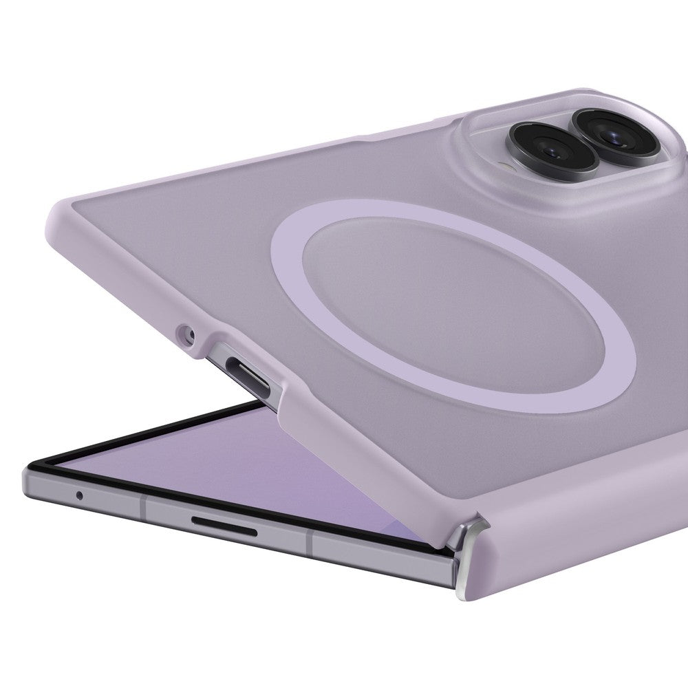 Handyhülle für Galaxy Z Fold8, Spigen Air Skin Zero Mag mit MagSafe, Durchscheinend-Violett (15/16)